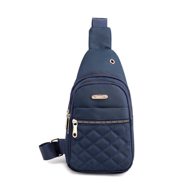 Women's 2022 Korean Style Crossbody Chest Bag - Sporty Oxford Cloth Front Bag for Street Wear