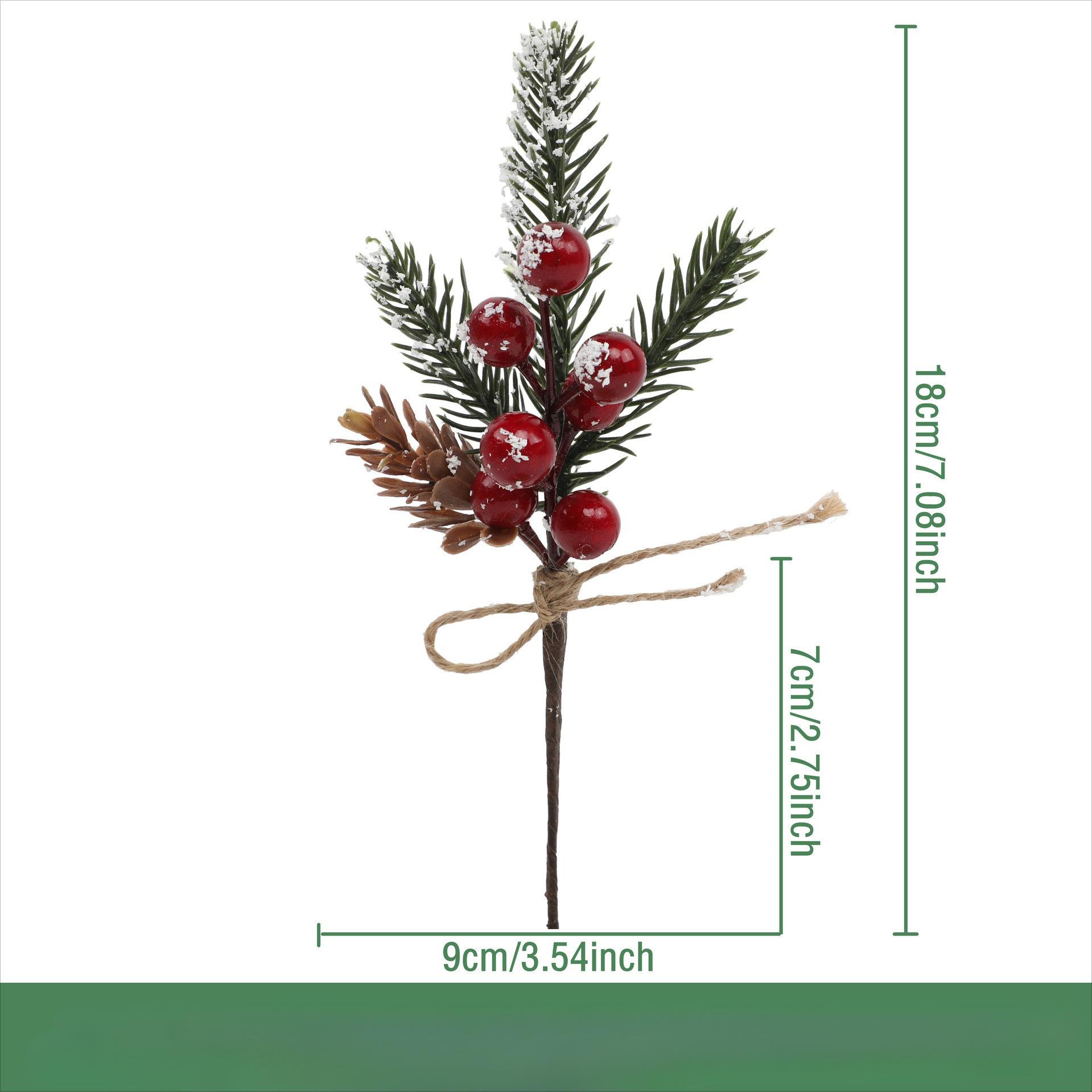 

Искусственные сосновые иголки, красные ягоды, сосновые шишки, один небольшой пучок, рождественский венок, подпорки для окон, аксессуары для цветочных композиций своими руками, украшения single small bundle