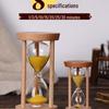 Drop-Proof Hourglass Timer for Children - 5/20/30 Min Options, Learning and Decorative Quicksand Design