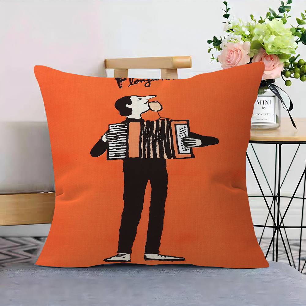 JJean Art Jullien Personalized Pillow Cover Kids Bedroom Wild Party Decor Pillowcase Kid Birthday Shower Gift
