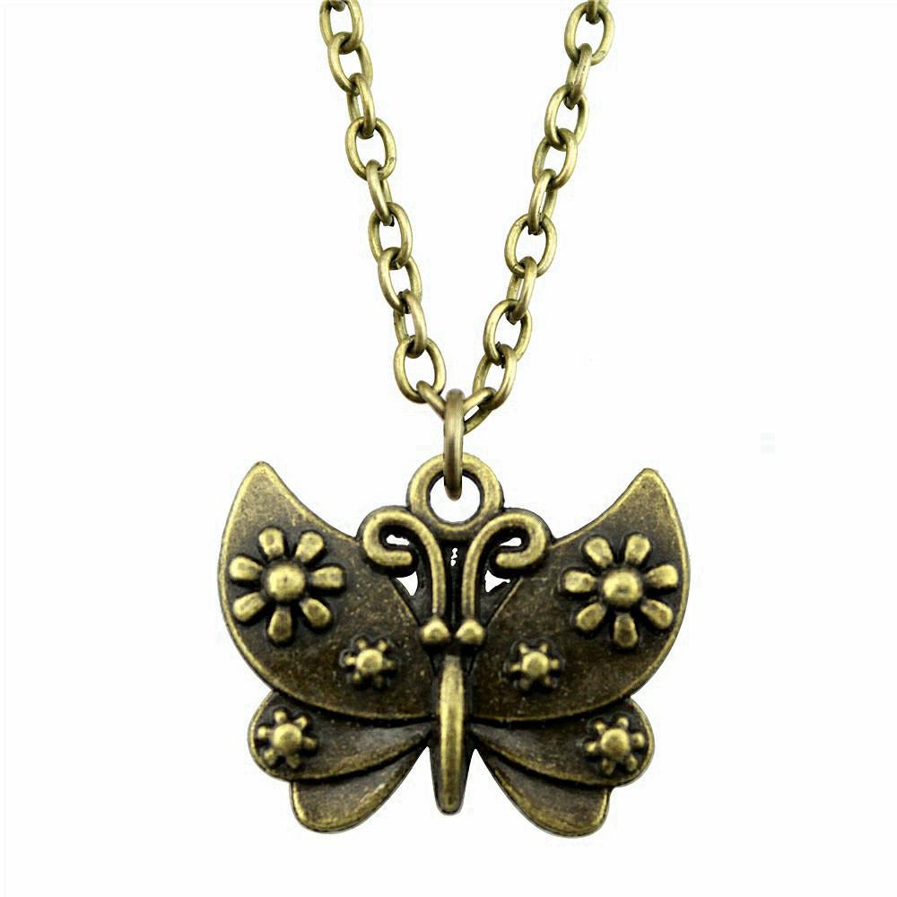 Necklace On The Neck 43cm Chain Insect Butterfly Kids' Jewelry Materials QN041