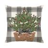 Cute Christmas Snowman Series Home Sofa Decoration Cushions Cover Creative Printed Pillowcase Festival Decor Pillow Case