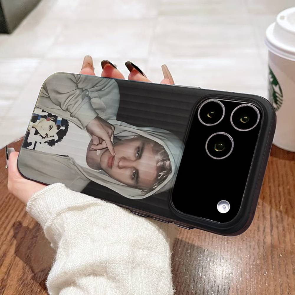 Singer J-Justin B-Bieber Soft Stripe Corrugated Phone Case For IPhone 17 Air 11 12 13 14 15 16 Pro Max Plus Cover