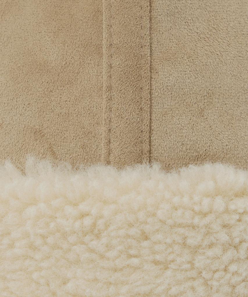 LEE Mustang Leather Beanie Beige