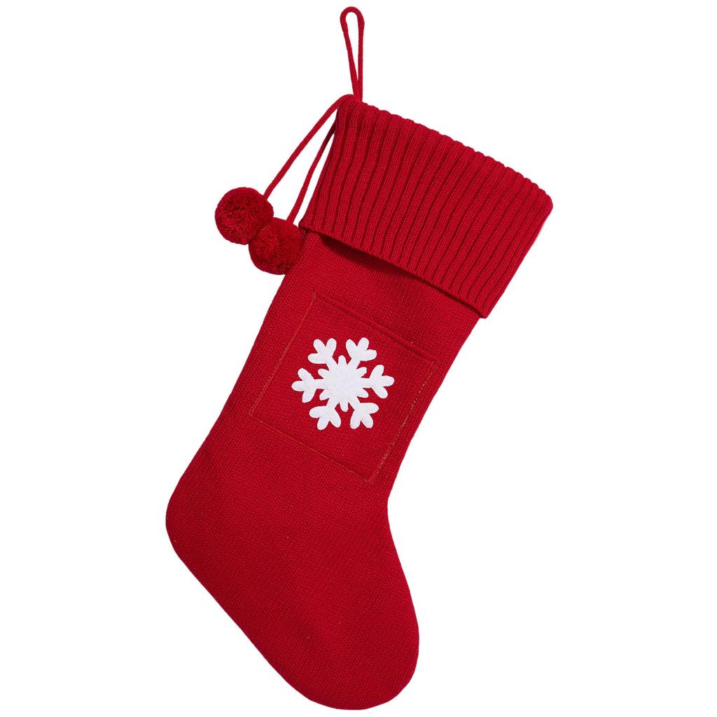 Christmas Socks Knit Christmas Stockings For Family Farmhouse Monogram Snowflake Christmas Stockings Stocking Stocking