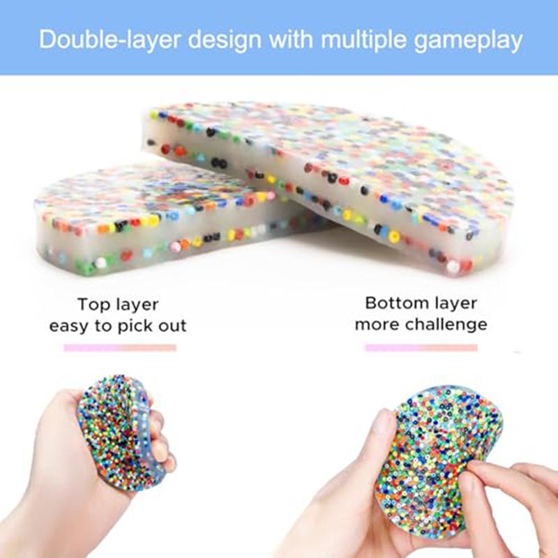 10cm Skin Picking Fidget Toys, Skin Picking Pocket Pads to Pick, Stress Relief Sensory Toys Picky Pads for Kids Adult