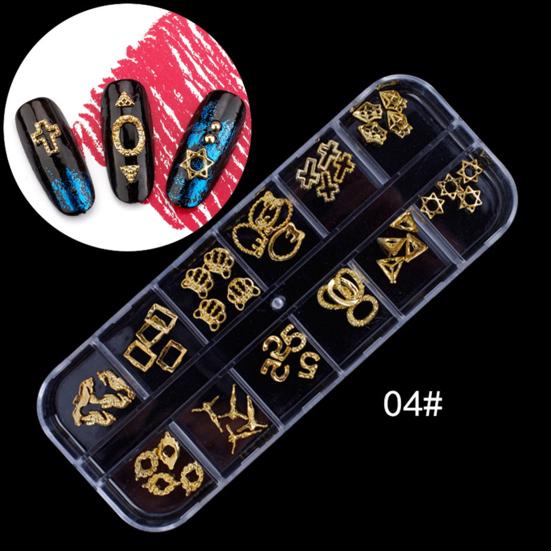 Multicolor Rhinestone Faux Pearl Glitter Nail Art Sequins Flake Manicure Decor