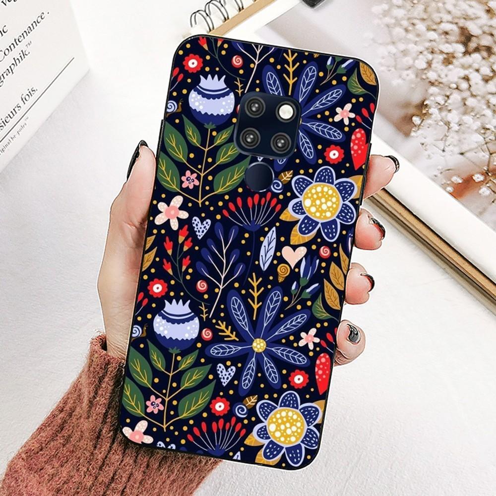 Miss Pattern Phone Case For Huawei Mate 10 20 30 40 50 Lite Pro Nova 3 3i 5 6 SE 7 Pro 7SE