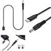 TypeC DC5V To 12V 9V Power- Cable TypeC To DC-Jack Adapter Wire Usb Boost Line For Router 2.1x5.5mm 8 DC- Adapters Cord