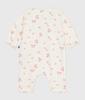 Petit Bateau Jumpsuit 60cm A0DTX, Off-White/Multicolor, 3-Month Size,