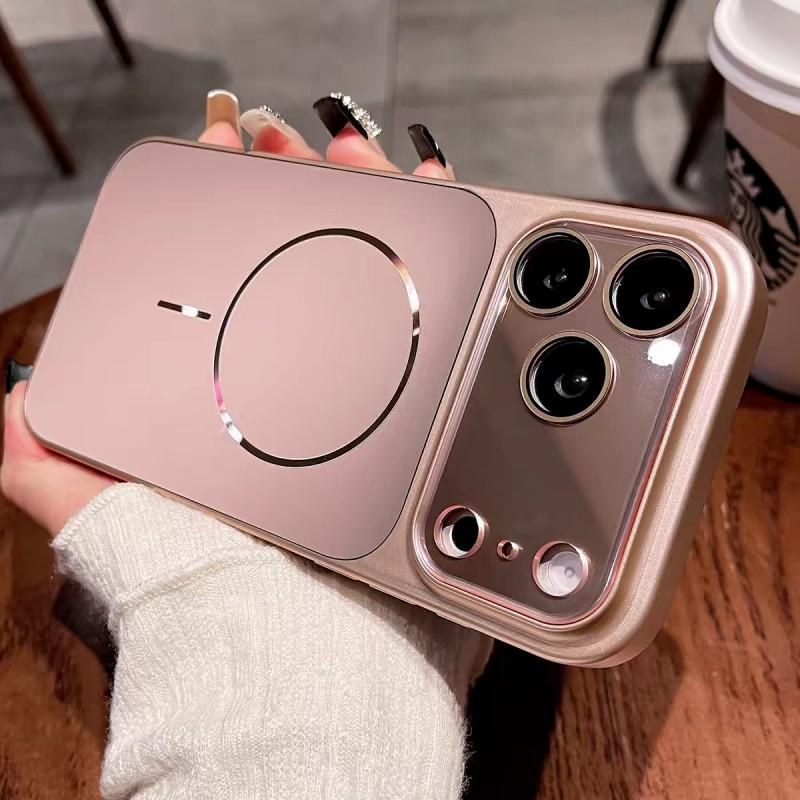 Matte Finish Magnetic Phone Case IPhone 18 Pro Max 17 16 15 Series With Camera Button Cover Full Protection