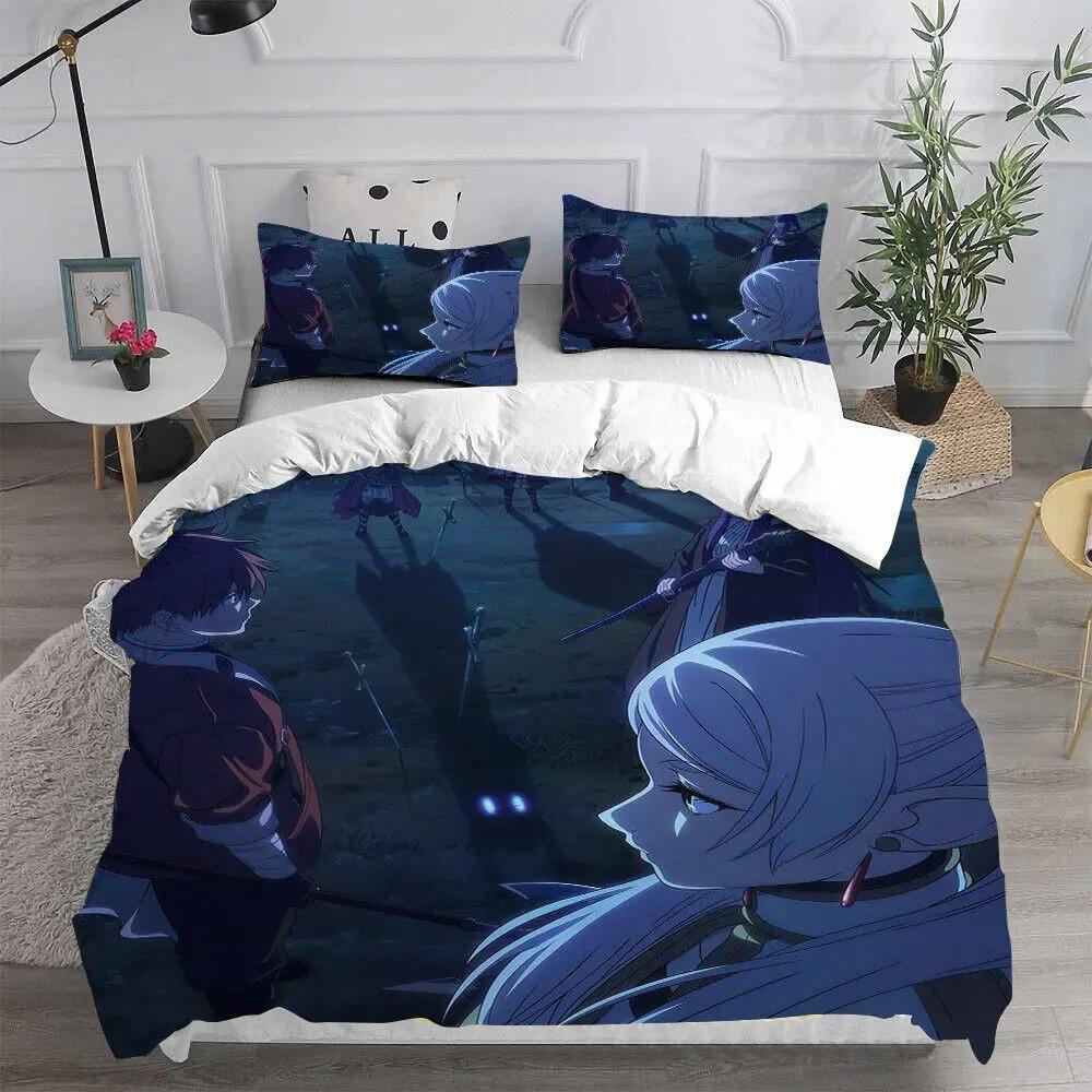 3D Druck Anime Frieren Bettwäsche Set Jungen Mädchen Twin Queen King Size Bettbezug Kissenbezug Bett Jungen und Erwachsene Heimtextilien