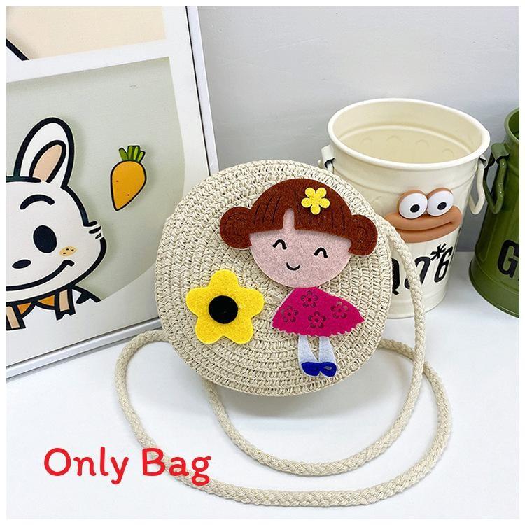 Tigger Doll Cartoon Woven Kids Crossbody Bag Playful Design Use Toddler
