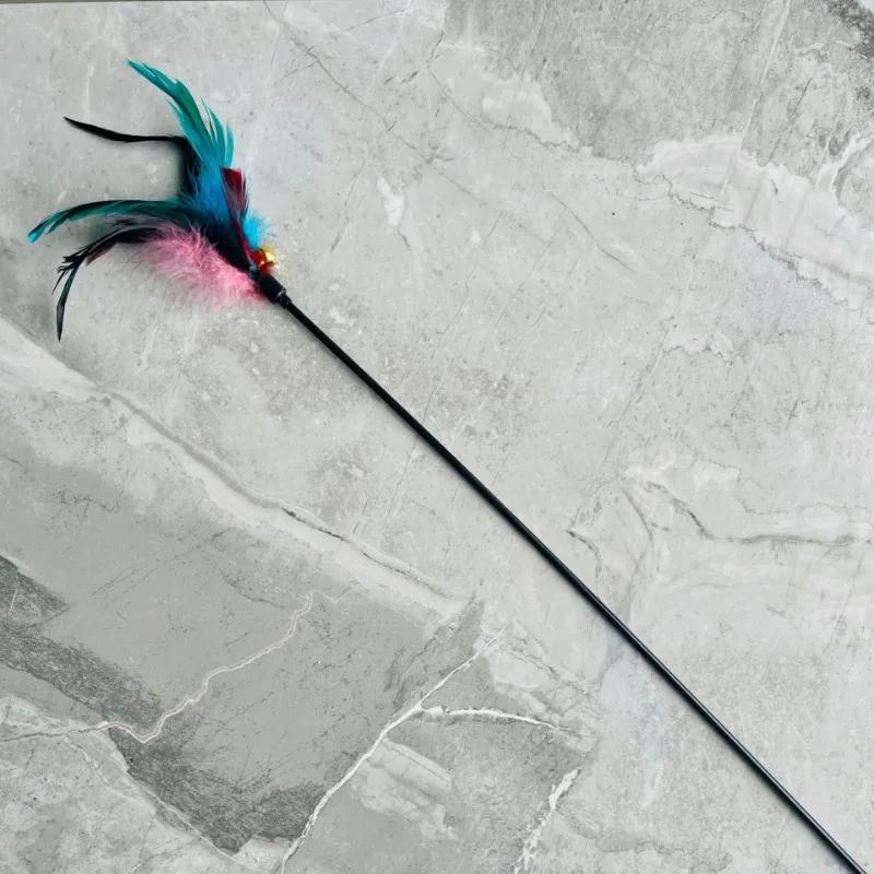 Swinging Spring Cat-teasing Stick Suction Cup Spring Cat-teasing Toy Vocal Bell Cat-teasing Interactive Toy Cat Supplies