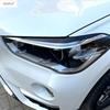 Car Head Light Lamp Eyebrow Eyelid Strip Stickers Decoration Cover Trim For BMW X1 F48 2016 -  ABS Carbon Fiber Accessories