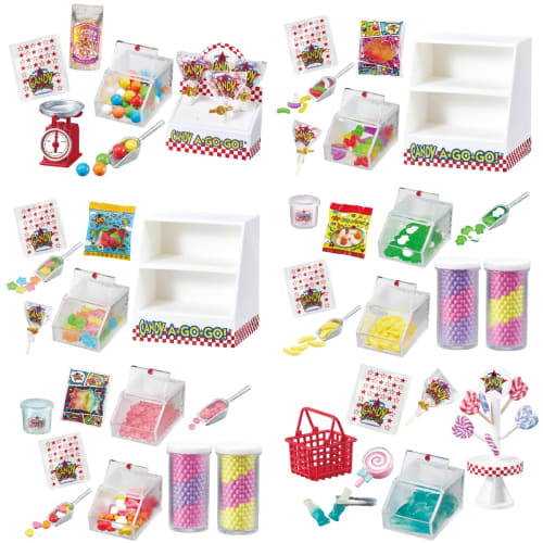 

Re-Ment Sweety! Happy! Candy SHOP CANDY AGOGO! 1 Box Approx. H115 x W70 x D60mm Made of PVC and ABS
