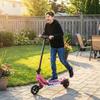 Electric Scooter for Kids, Foldable E Scooter for Age Age 6+ with LED Display, RGB lights, Up to 16km/h, Pink