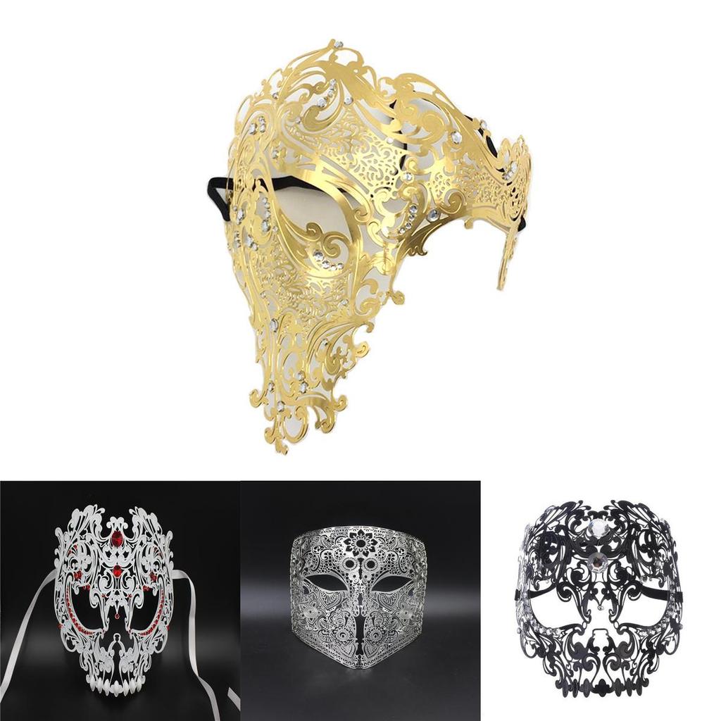 Stylish And Versatile Skull Shield Masquerade Mask For Any Occasion