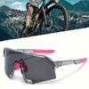 3pcs Unisex cycling glasses - lightweight frame adjustable light color lens sports glasses suitable for cycling activities