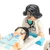 Mini Medical Scene Figures Set with Patient Nurse Doctor And Equipment Miniature Building Block Set for Pretend Play DIY Micro Landscape