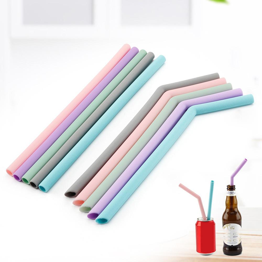 With Cleaning Brush For Birthday Wedding Tea Bar Tool Tableware Party Supplies Drinking Straws
