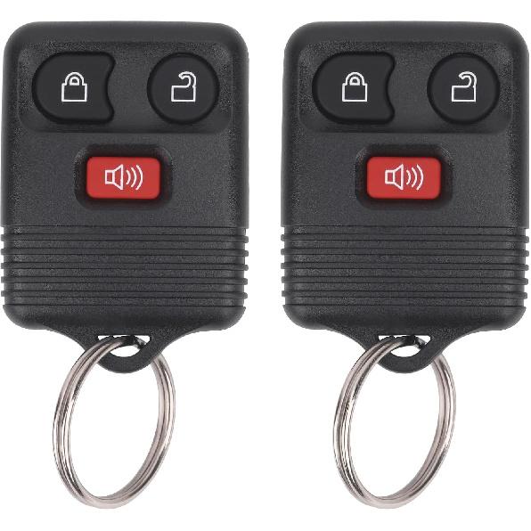 Keyless Entry Remote Key Fob Compatible with Ford F150 F250 F350 Escape Expedition Explorer Ranger, Lincoln, Mercury, Mazda and More, Replacement for