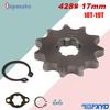 428# 17mm Teeth Front Engine Sprocket 10 11 12 13 14 15 16 17 18 19T For Dirt Pit Bike ATV Quad Go Kart Buggy Scooter Motorcycle