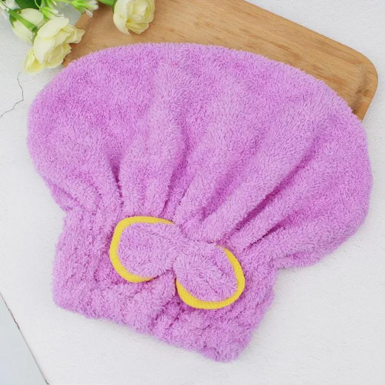 Super Absorbent Quick-Dry Microfiber Hair Towel Cap for Adults
