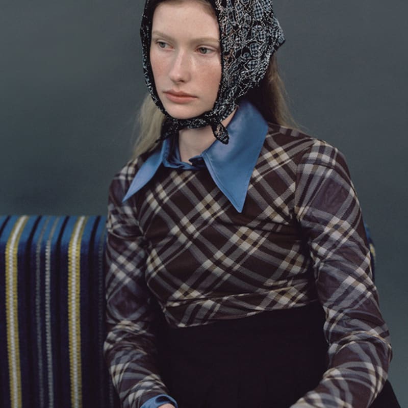 

AWESOME NEEDS NETTING SCARF_LACE BLACK FREE