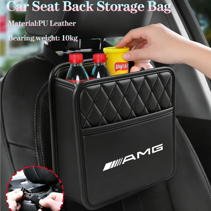 Car Backseat Organizer Multifunction Interior Storage Bag For Mercedes Benz AMG W206 W204 W205 W212 W213 W221 W22 Keychain AY1