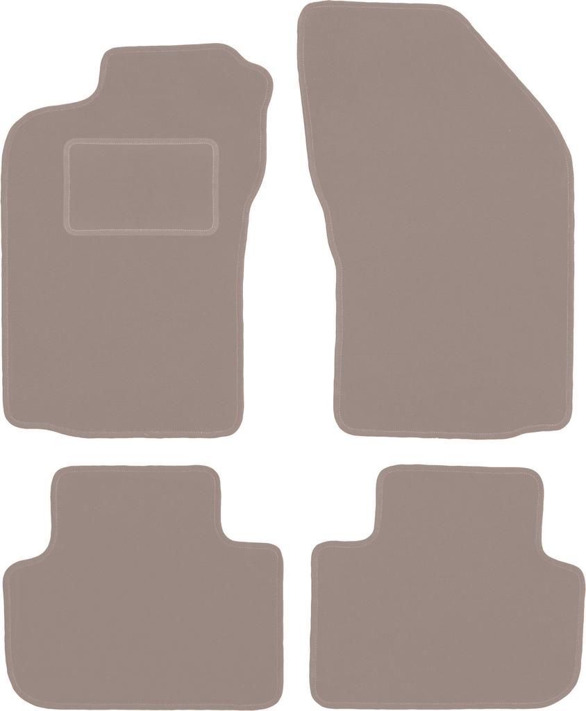 Beige Velours-Fußmatten für: Alfa Romeo 147 Schrägheck (2000–2010)