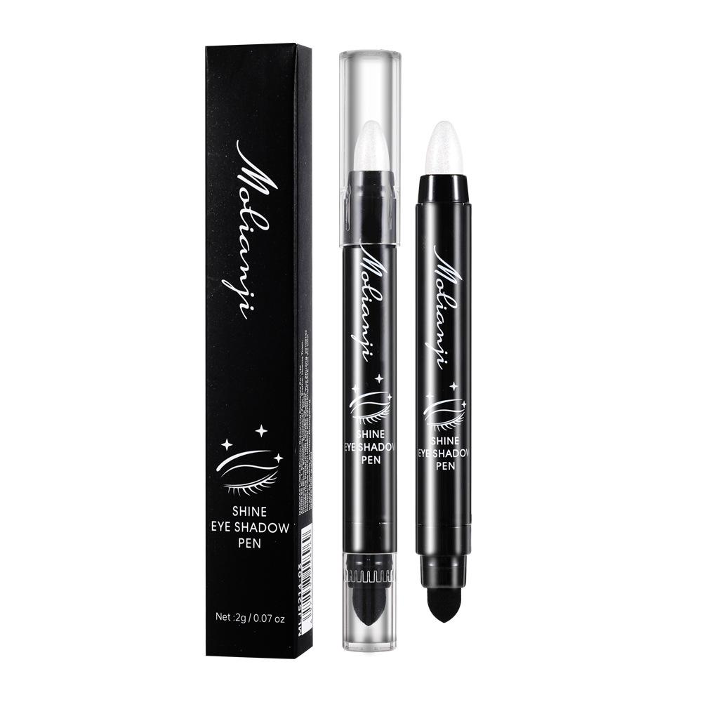 MLJ Dual-Ended Shimmer Eyeshadow Stick: Long-lasting, Waterproof, Brightening Highlight & Under-eye Pencil