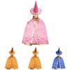 Enchanting Five-star Halloween Cape And Hat Set For Noble Children And Adults