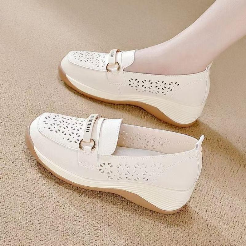 Breathable, Versatile Platform Flats for Women, Casual Shoes, New Style, Heightening Shoes