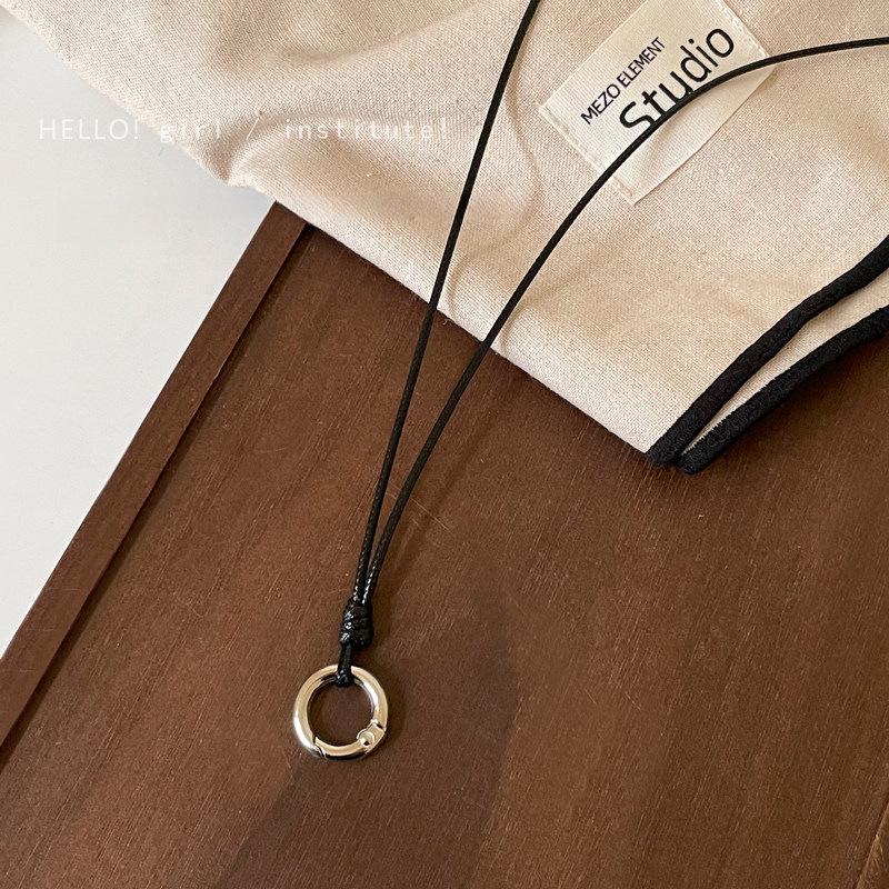 Korean‑Style Sunglasses‑Clip Lanyard Women Necklace, Niche High‑Sense Long Decorative Portable Glasses‑Clip Clothing Accessories