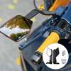 2PCS Motorcycle Rearview Mirror Invisible Wing Adjustable Rotating Side View Mirror For MT03 MT07 MT25 MT09 MT09 MT10 SP ABS