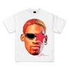 Kobe Bryant "Star Eye Signature" Vintage Oversized White T-Shirt | Basketball Fan Unisex Streetwear Tee