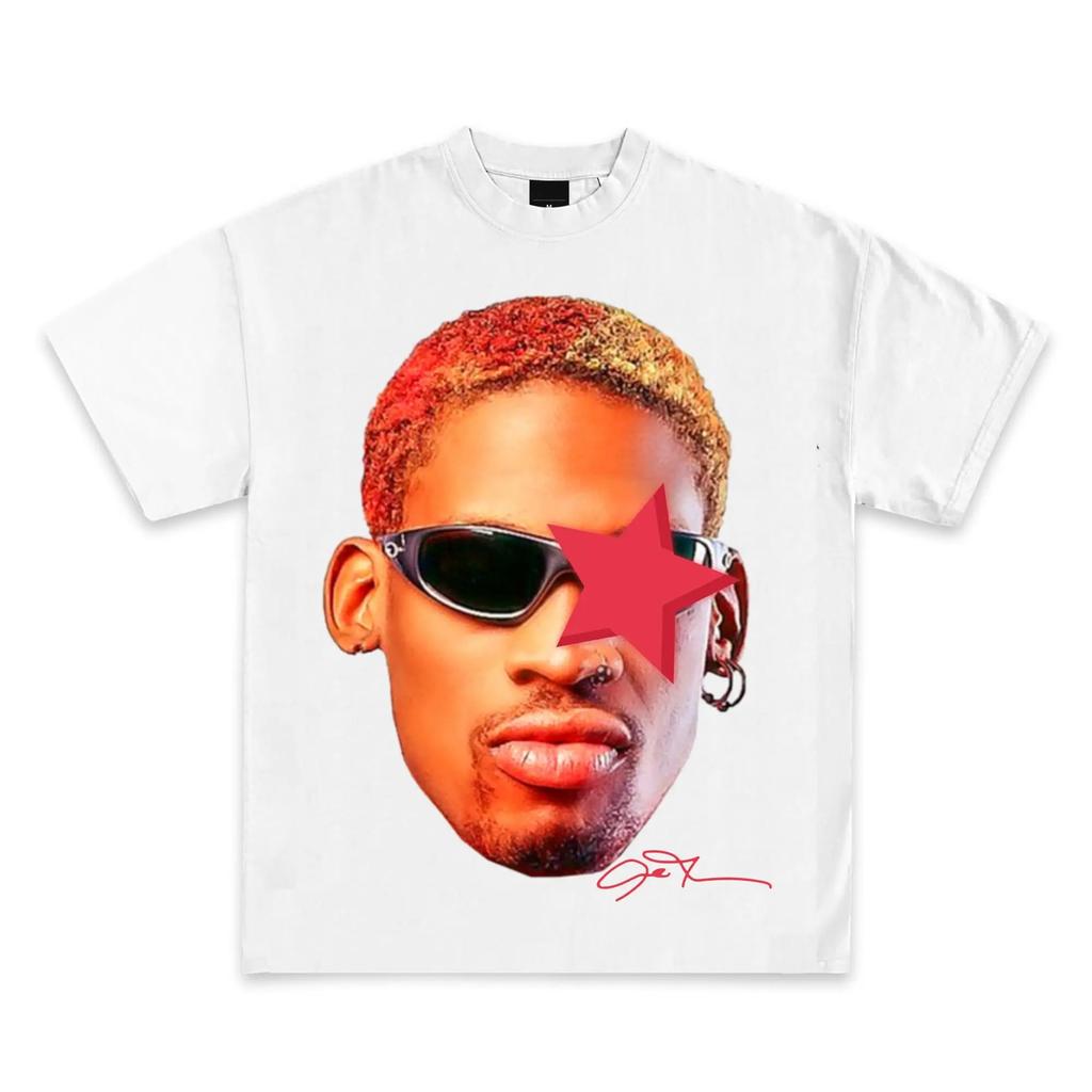 Kobe Bryant "Star Eye Signature" Vintage Oversized White T-Shirt | Basketball Fan Unisex Streetwear Tee