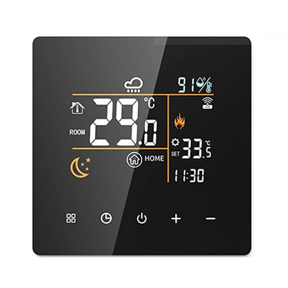 Remote Control Digital Thermostat and Hygrometer for Tuya Smart WiFi System with Anti Freeze and Safety Features