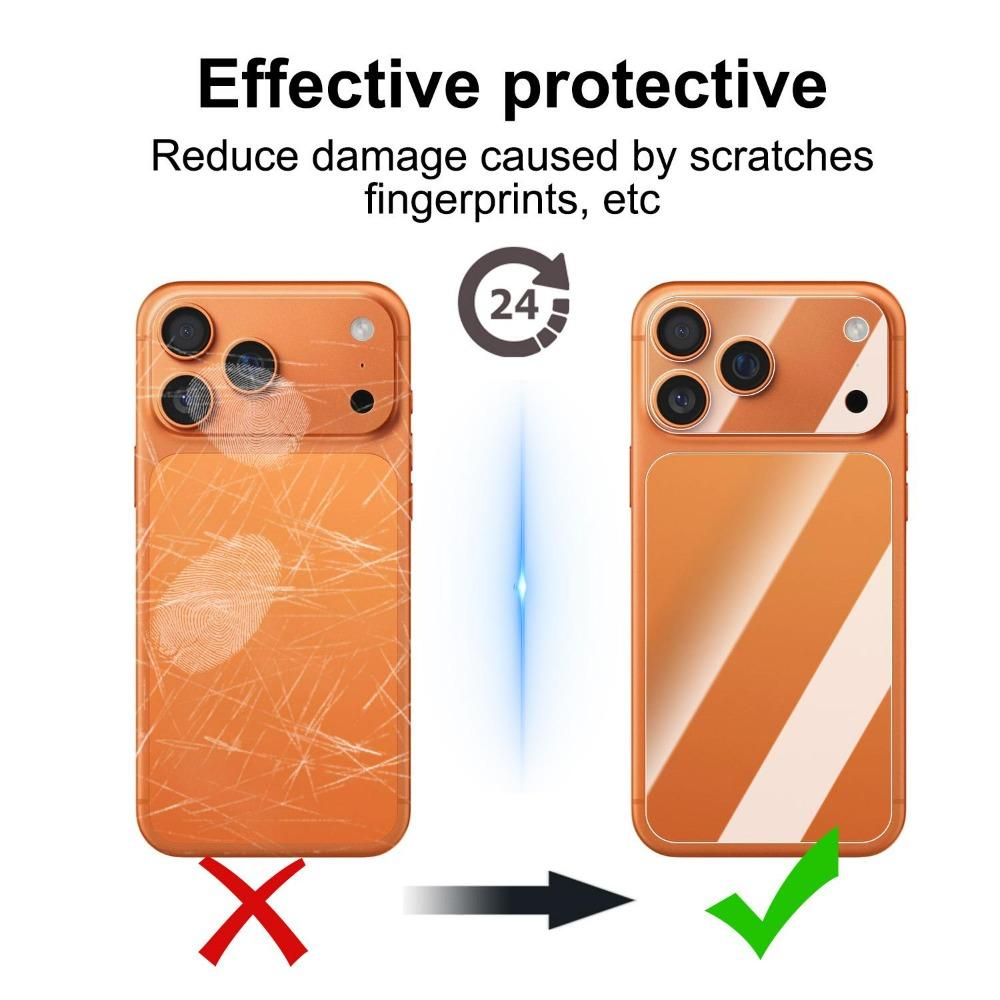 Für iPhone 17 Pro Max 17Pro 1-3 Sätze Weiche PET-Schutzfolien 17PM Ultradünner Rückbildschirm-Schutz Klar Kratzfest Linsenfolie