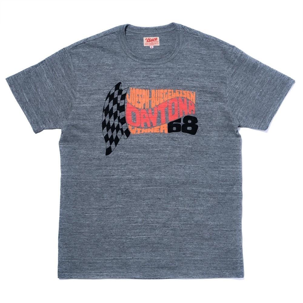 The Real Mccoys Buco Athletic Tshirt Daytona 68 Bc26008 White Gray Japan New