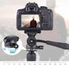 Aluminum Alloy Fluid Dampening Ball Head With Adjustable Tension Control Portable Tripod Mount Fit for Action Cameras