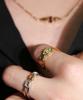 Kudos Interlocking Triple Octagon Ring