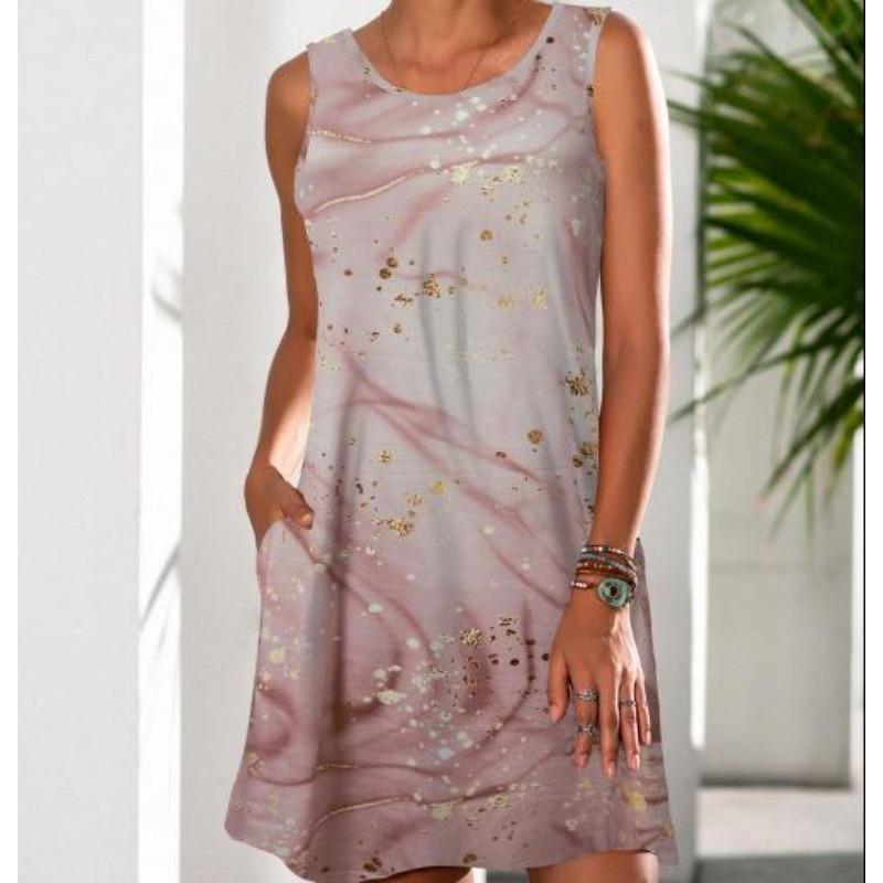 Dress Floral Dress Women'S 2D Digital Printing Factory