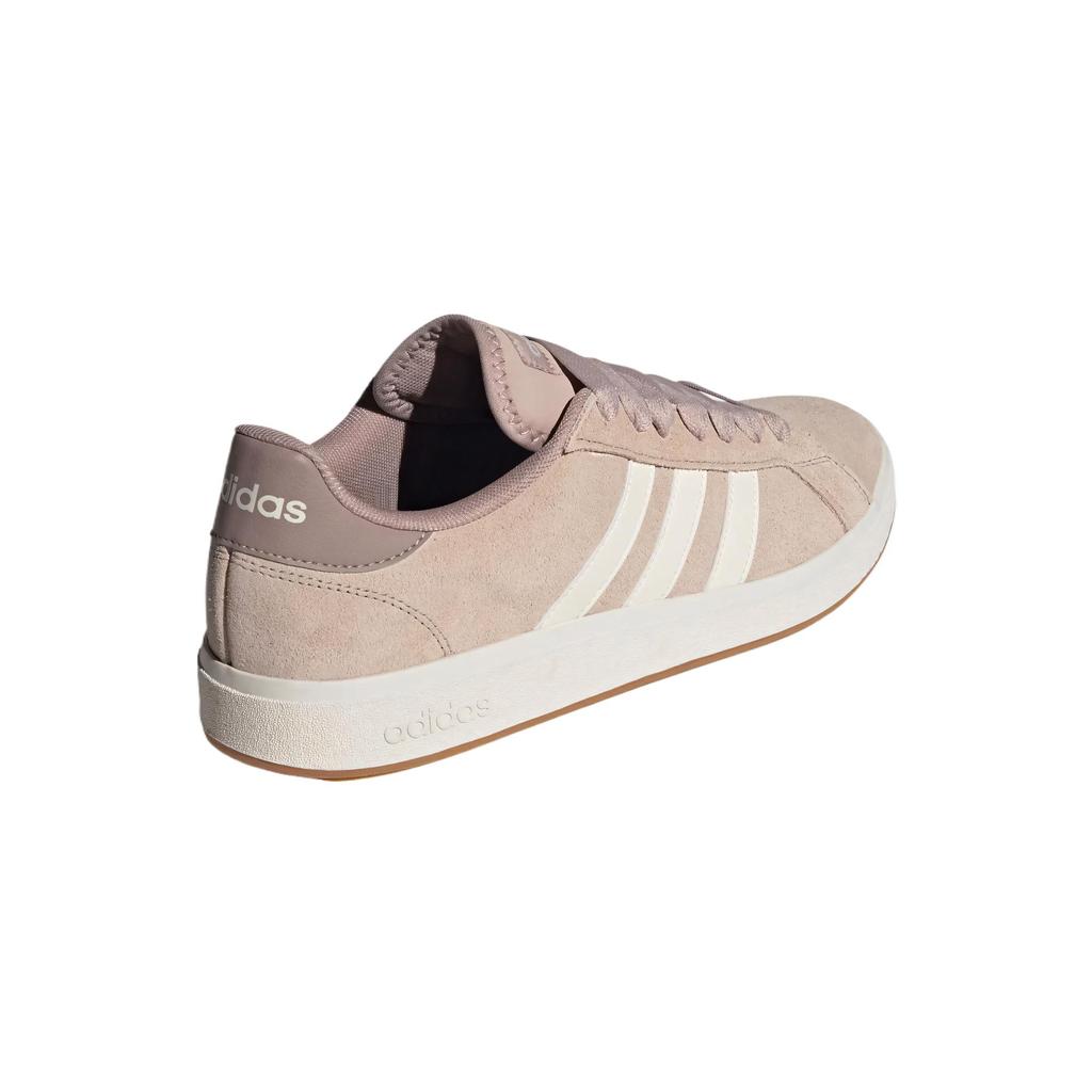 New Adidas Grand Court Base 00s Wear-Resistant Low-Top Skateboard Shoes Men's Brownish-white-gray JQ2721
