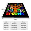 Sprunki Incredibox Game Soft Fuzzy Plush Throw Blanket for Couch Bed Multi-Sized Napping Bedspread All Seasons Comforter
