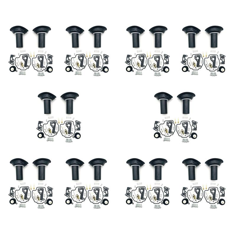 

20X Carburetor Repair Kit For Virago XV535 1990-2001 XV 535 Plunger Diaphragm чёрный