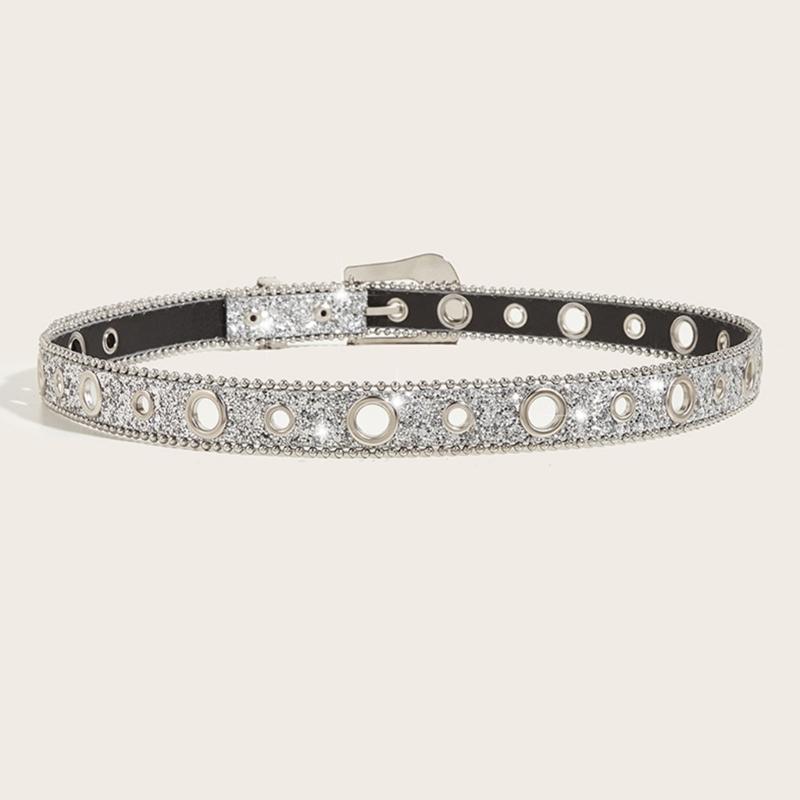 Rhinestone Waist Belt Jean Belt Rhinestone Waistband Crystal Belt Bling Rhinestone Belt Women Fashion Cowgirl Western