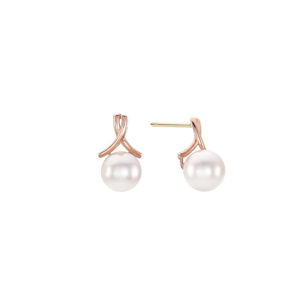 Lloyd Pearl Ribbon Short Earrings Lptj4076T