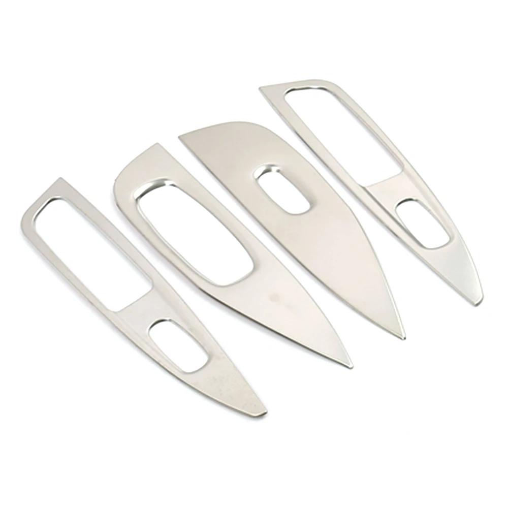 

Для Nissan Qashqai J11 2014 2020 внутренняя дверь подлокотник стеклоподъемник переключатель кнопка панель крышка отделка нержавеющая сталь декоративная наклейка